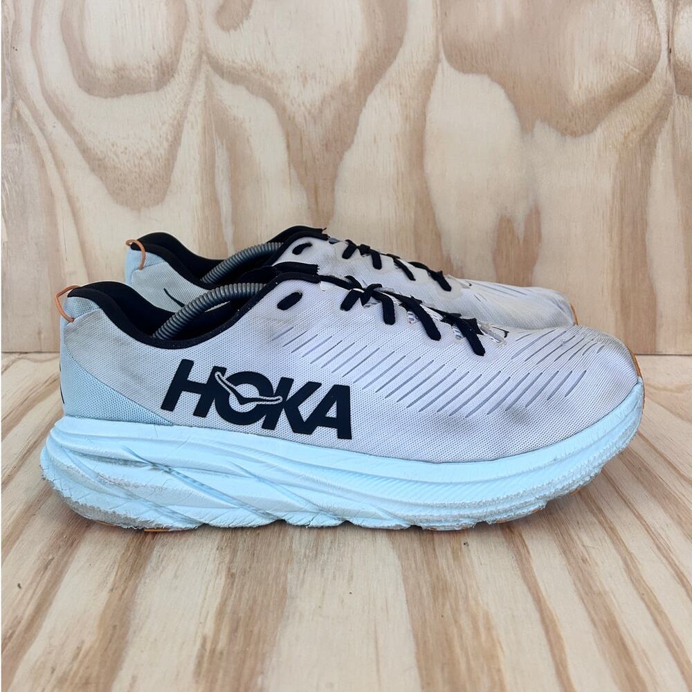 Hoka One One - Rincon 3 - Running Shoes - White/Blue - Men's - 13D -1119395 WBGL